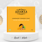 HANDMADE COLD PROCESSED TURMERIC SOAP FOR SOOTHING, BRIGHTENING SKIN
