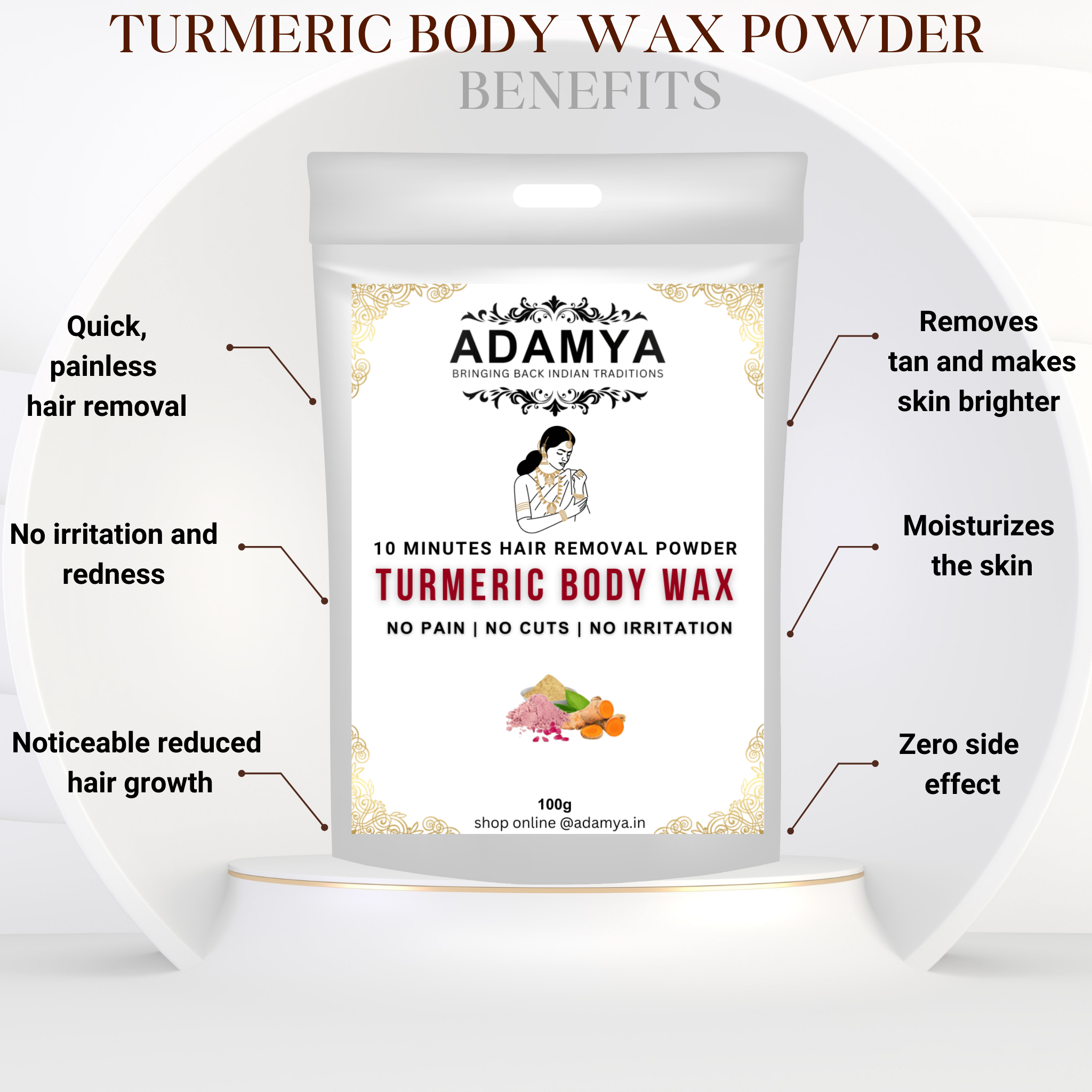 TURMERIC BODY WAX POWDER