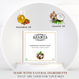 HANDMADE COLD PROCESSED COCONUT SOAP FOR MOISTURIZING AND HEALING