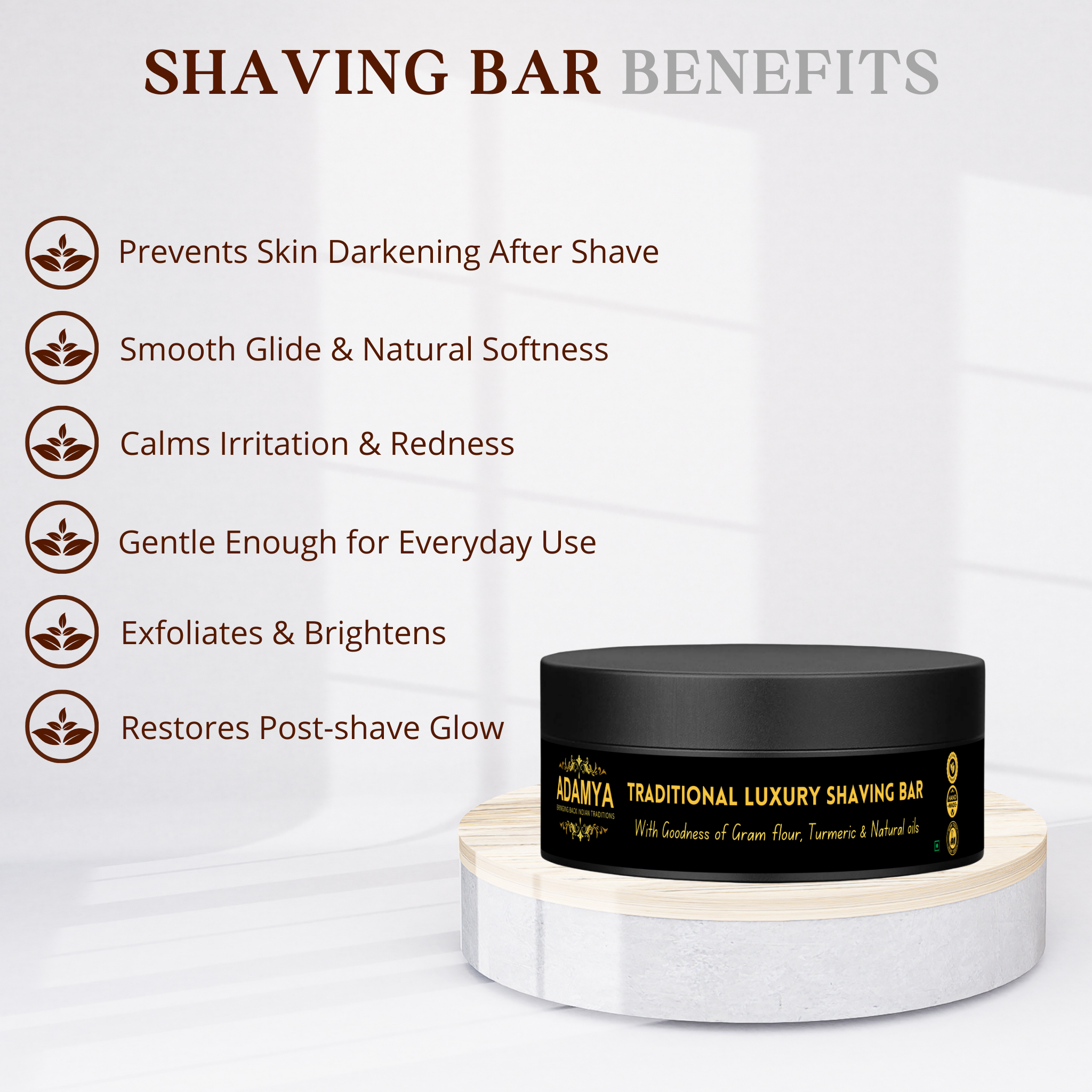 TRADITIONAL LUXURY SHAVING BAR