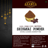SHIKAKAI POWDER FOR NATURAL CLEANSER, DANDRUFF FREE _ 100% PURE, 100% NATURAL AND CHEMICAL FREE