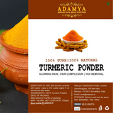 TURMERIC POWDER FOR CONSUMPTION , GLOWING SKIN, TAN REMOVAL _ 100% PURE, 100% NATURAL AND CHEMICAL FREE