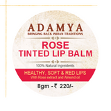 HANDMADE NATURAL ROSE PETAL LIP BALM _ 100% PURE, 100% NATURAL AND CHEMICAL FREE