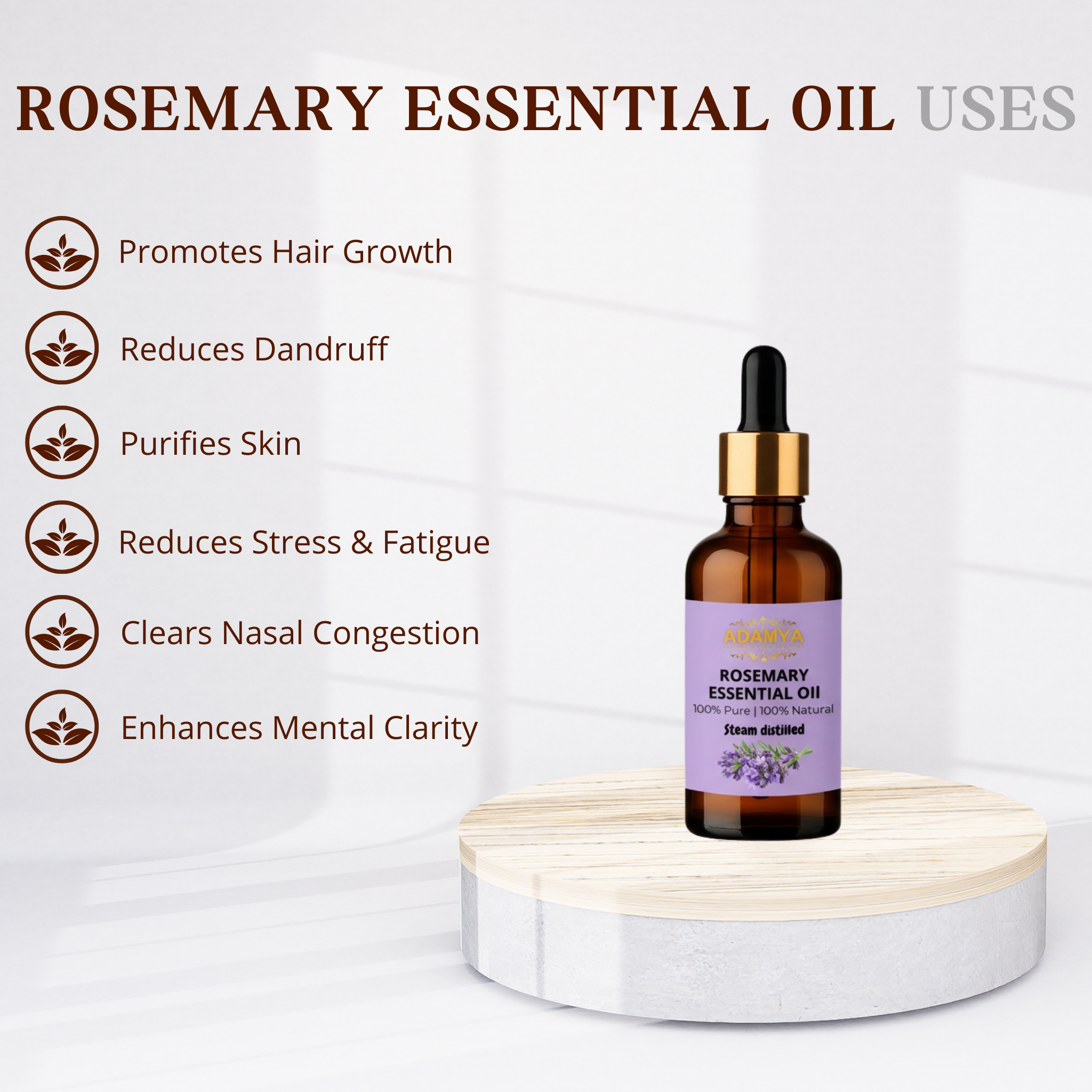 PURE ROSEMARY ESSENTIAL OIL