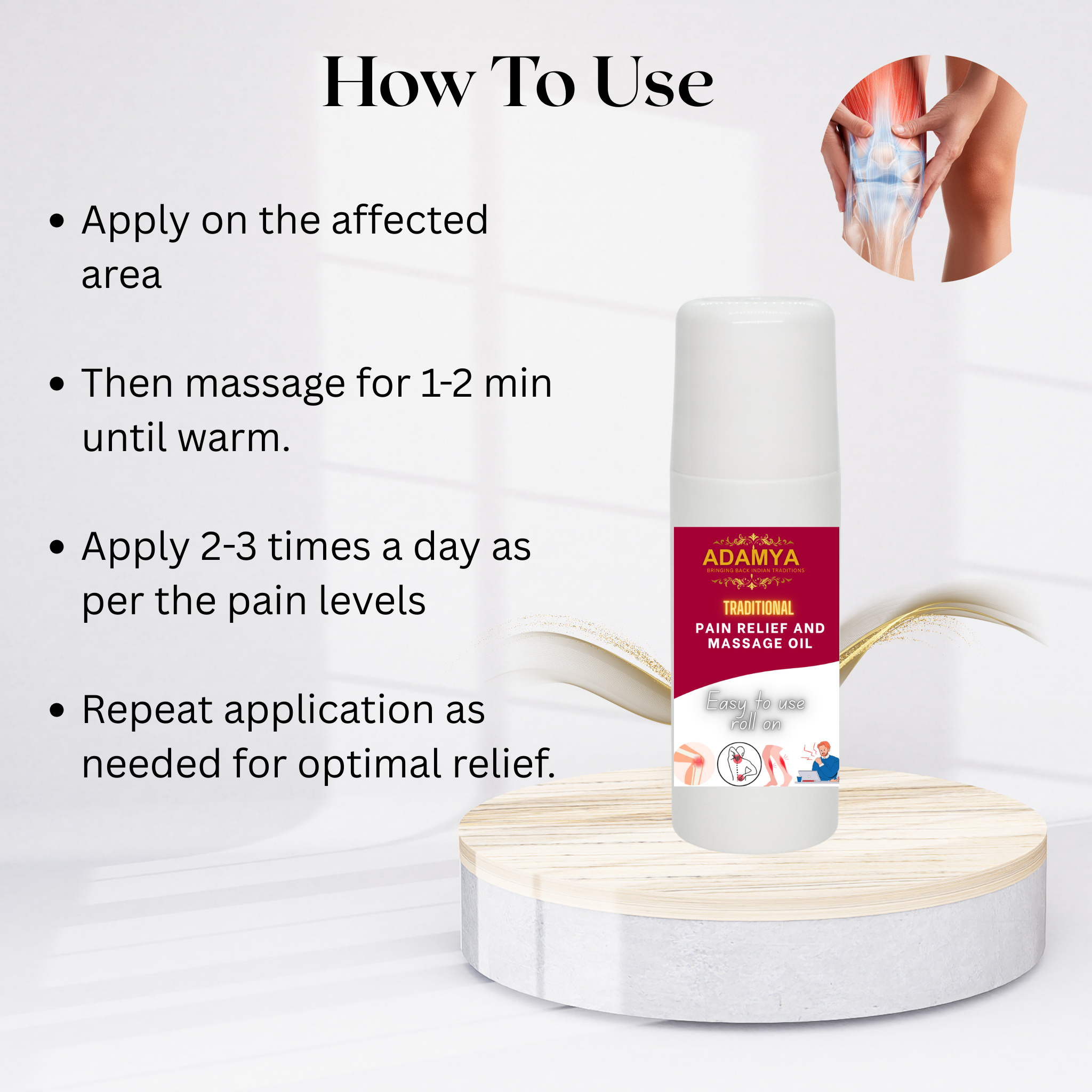 Traditional Pain Relief Oil