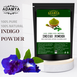 INDIGO POWDER FOR HAIR CONDITIONER, NATURAL COLOURING AGENT _ 100% PURE, 100% NATURAL AND CHEMICAL FREE