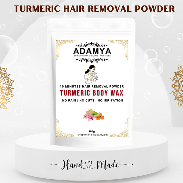 TURMERIC BODY WAX POWDER – adamya