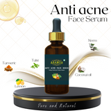 ANTI-ACNE FACE SERUM FOR HEALING, DISINFECTANT AND REDUCE PIMPLES _ 100% PURE, 100% NATURAL AND CHEMICAL FREE