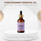 Pure Rosemary Essential Oil - Pure, Natural & Steam Distilled - 30ml