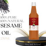Wood Pressed Sesame Oil _ 100% Natural, 100% Pure and chemical free