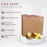 HANDMADE COLD PROCESSED FACE GLOW SOAP FOR GLOWING SKIN