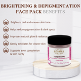 Traditional Brightening & Depigmentation Face Pack - Pure, Natural & Chemical Free