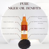 Wood Pressed Niger Seed Oil _ 100% Natural, 100% Pure and chemical free
