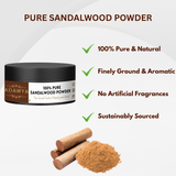 Adamya's Pure Sandalwood Powder (Chandan) - 100% Natural & Authentic - For Face Packs, Skin Care & Ritual Use - 50g