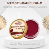 HANDMADE NATURAL BEETROOT AND JASMINE LIP BALM - 100% PURE, 100% NATURAL AND CHEMICAL FREE