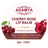 HANDMADE NATURAL ROSE PETAL LIP BALM _ 100% PURE, 100% NATURAL AND CHEMICAL FREE