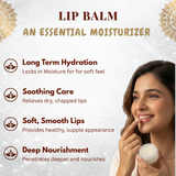 HANDMADE NATURAL HONEY AND VANILLA LIP BALM _ 100% PURE, 100% NATURAL AND CHEMICAL FREE