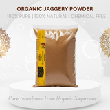 Organic Jaggery Powder - 100% Pure, 100% Natural, and Chemical Free - 1000g