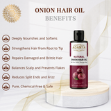 HANDMADE ONION HAIR OIL 100% PURE, 100% NATURAL AND CHEMICAL FREE