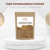 Pure Ashwagandha Powder - 100% Pure, 100% Natural, & Chemical Free - 100g