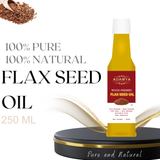 Wood Pressed Flax Seed Oil - 100% Natural, 100% Pure and Chemical Free