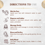 Adamya Natural Charcoal Face Wash | Deep Cleansing & Pore Detox | 100% Chemical-Free Facial Cleanser | Non-drying & Gentle on Skin | With Activated Charcoal and Lemon Essential Oil | 100 ml